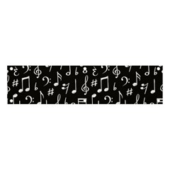 Chalk-music-notes-signs-seamless-pattern Banner And Sign 4  X 1  by Salman4z