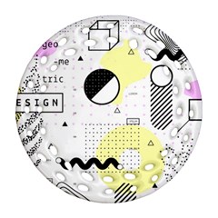 Graphic-design-geometric-background Ornament (round Filigree) by Salman4z