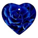 Roses Flowers Plant Romance Ornament (Heart) Front