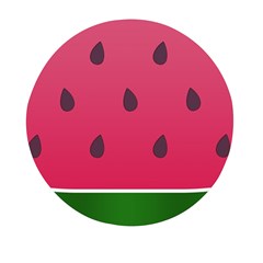 Watermelon Fruit Summer Red Fresh Food Healthy Mini Round Pill Box (pack Of 3) by pakminggu