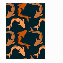 Background Pattern Texture Design Wallpaper Fish Large Garden Flag (two Sides) by pakminggu
