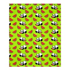 Watermelon Panda Background Wallpaper Shower Curtain 60  X 72  (medium)  by pakminggu