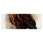 Eagle Art Eagle Watercolor Painting Bird Animal Banner and Sign 8  x 3  Front