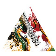 Electric Guitar Wooden Puzzle Triangle by pakminggu