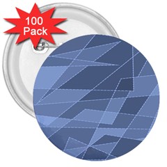Lines Shapes Pattern Web Creative 3  Buttons (100 Pack)  by danenraven