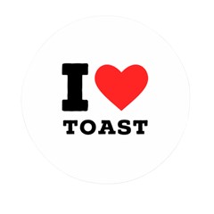 I Love Toast Mini Round Pill Box by ilovewhateva