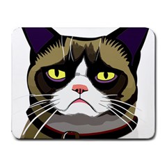 Grumpy Cat Small Mousepad by Mog4mog4