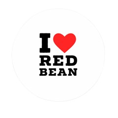 I Love Red Bean Mini Round Pill Box (pack Of 5) by ilovewhateva