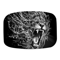 Lion Furious Abstract Desing Furious Mini Square Pill Box by Mog4mog4