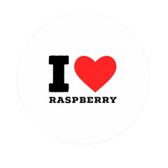 I Love Raspberry Mini Round Pill Box by ilovewhateva