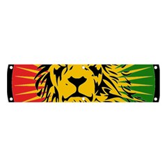 Lion Head Africa Rasta Banner And Sign 4  X 1  by Mog4mog4