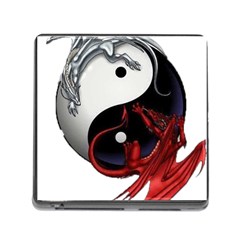 Yin And Yang Chinese Dragon Memory Card Reader (square 5 Slot) by Mog4mog4