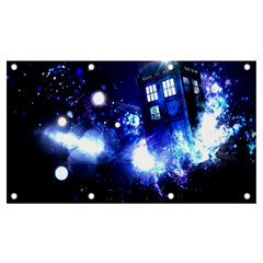 Tardis Background Space Banner And Sign 7  X 4  by Mog4mog4