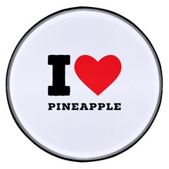 I Love Pineapple Wireless Fast Charger(black) by ilovewhateva