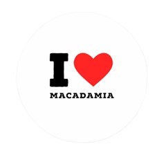 I Love Macadamia Mini Round Pill Box (pack Of 5) by ilovewhateva