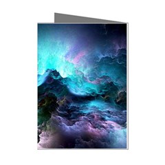 Abstract Graphics Nebula Psychedelic Space Mini Greeting Cards (pkg Of 8) by 99art