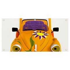 Car-transportation-cartoon-comic Banner And Sign 4  X 2  by 99art