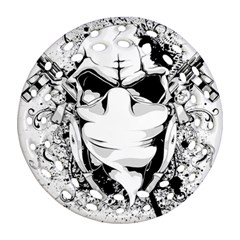 Graphic-design-vector-skull Ornament (round Filigree) by 99art