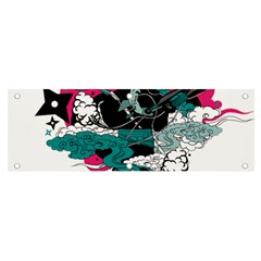 Japan Ninja-japanese-samurai-color- Banner And Sign 6  X 2  by 99art