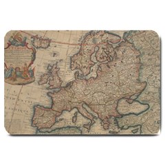 Old Vintage Classic Map Of Europe Large Doormat by B30l