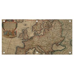 Old Vintage Classic Map Of Europe Banner And Sign 4  X 2  by B30l
