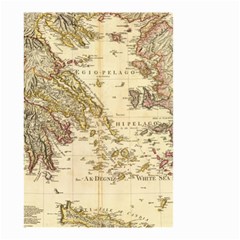 Map Of Greece Archipelago Small Garden Flag (two Sides) by B30l