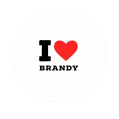 I Love Brandy Mini Round Pill Box (pack Of 5) by ilovewhateva