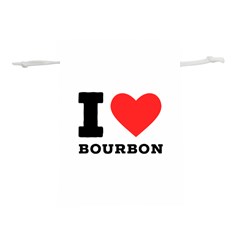 I Love Bourbon  Lightweight Drawstring Pouch (m) by ilovewhateva