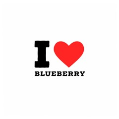 I Love Blueberry  Wooden Puzzle Square by ilovewhateva