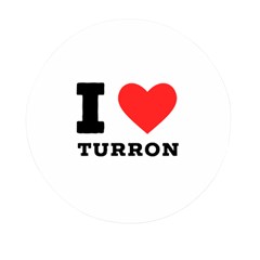 I Love Turron  Mini Round Pill Box by ilovewhateva