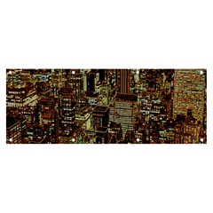 New York City Nyc Skyscrapers Banner And Sign 8  X 3  by Cowasu
