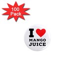 I love mango juice  1  Mini Magnets (100 pack)  Front