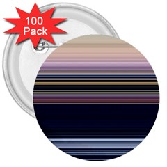 Horizontal Line Strokes Color Lines 3  Buttons (100 Pack)  by Bangk1t