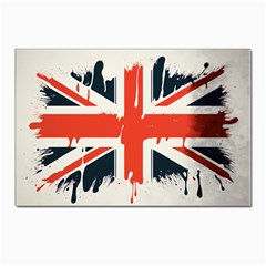 Union Jack England Uk United Kingdom London Postcards 5  X 7  (pkg Of 10) by Bangk1t