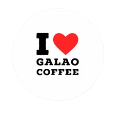 I Love Galao Coffee Mini Round Pill Box (pack Of 5) by ilovewhateva