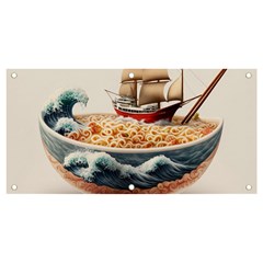 Noodles Pirate Chinese Food Food Banner And Sign 4  X 2  by Ndabl3x