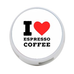 I Love Espresso Coffee 4-port Usb Hub (one Side) by ilovewhateva