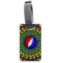 Grateful Dead Pattern Luggage Tag (one Side) by Wav3s