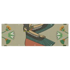 Egyptian Woman Wing Banner And Sign 12  X 4  by Wav3s