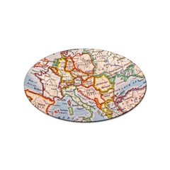 Map Europe Globe Countries States Sticker Oval (100 Pack) by Ndabl3x