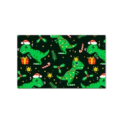 Christmas-funny-pattern Dinosaurs Sticker Rectangular (10 Pack) by Vaneshart