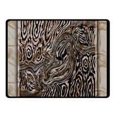 Zebra Abstract Background Two Sides Fleece Blanket (small) by Vaneshop