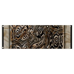 Zebra Abstract Background Banner And Sign 9  X 3  by Vaneshop