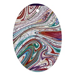 Abstract Background Ornamental Oval Ornament (two Sides) by Vaneshop