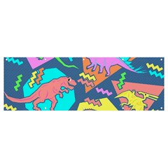 Dinosaur Pattern Banner And Sign 12  X 4  by Wav3s