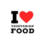 I love vegetarian food Deluxe Canvas 14  x 11  (Stretched) 14  x 11  x 1.5  Stretched Canvas
