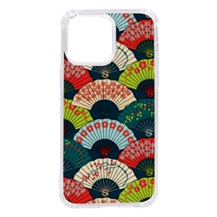 Japanese Fans Bright Pattern Iphone 14 Pro Max Tpu Uv Print Case by Cowasu