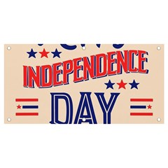 Usa Happy Independence Day Banner And Sign 4  X 2  by Ravend