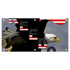 Freedom Patriotic American Usa Banner And Sign 4  X 2  by Ravend