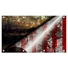 Independence Day Background Abstract Grunge American Flag Banner And Sign 7  X 4  by Ravend
